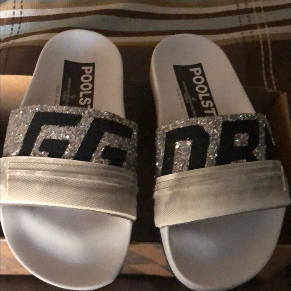 Golden goose pool slides  authentic.